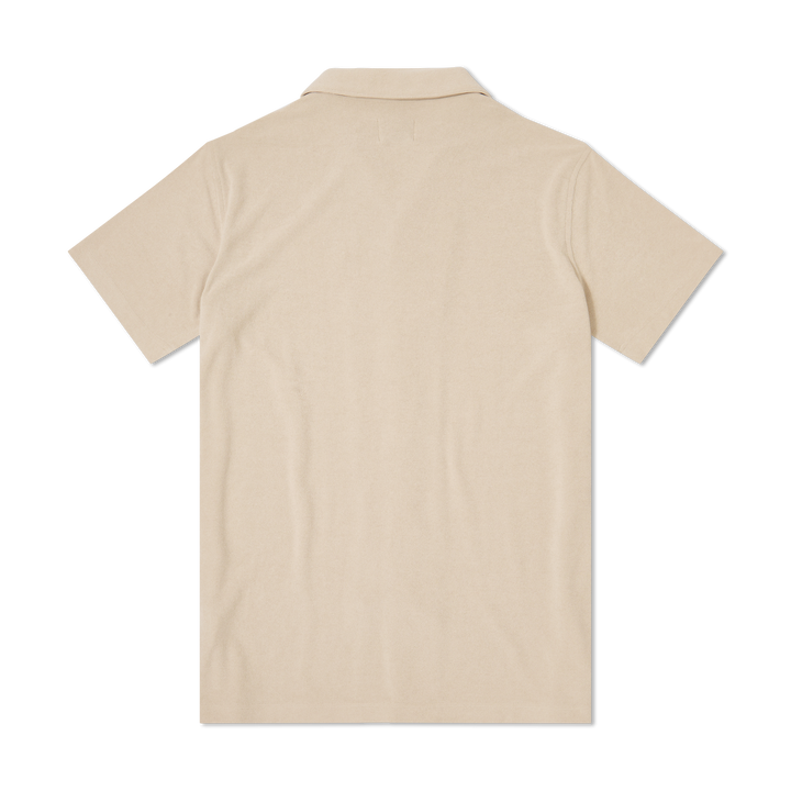 Coastal Terry Shirt Bone back flat