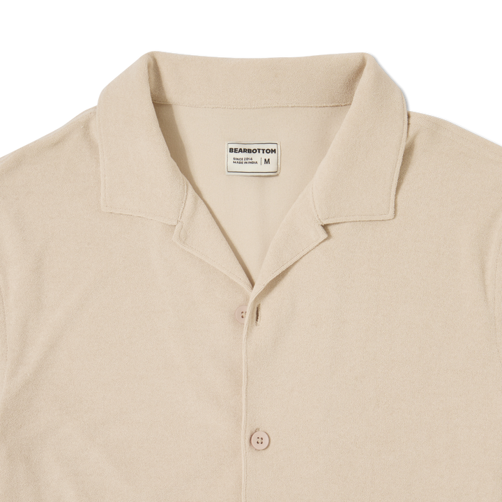 Coastal Terry Shirt Bone close up