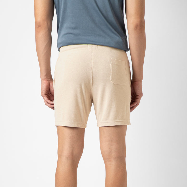 Coastal Terry Short Bone back on model