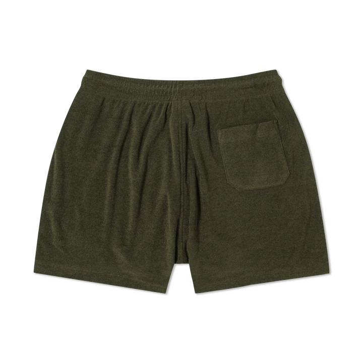 Coastal Terry Short Dark Pine back flat
