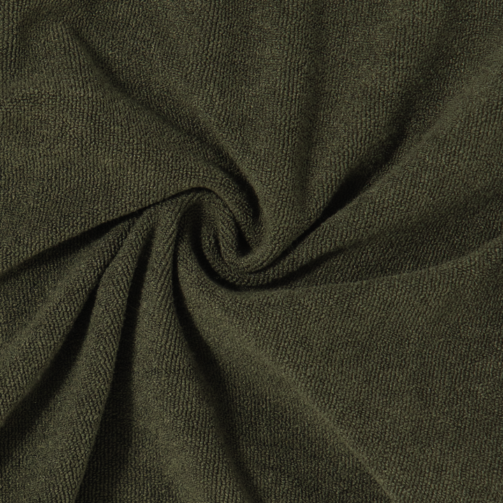 Coastal Terry Short Dark Pine fabric detail