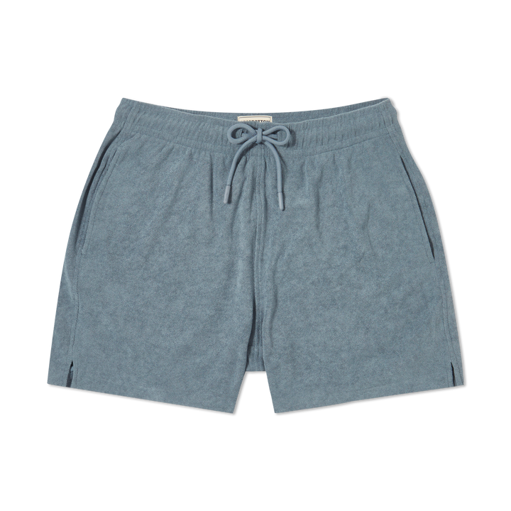 Coastal Terry Short Denim front flat