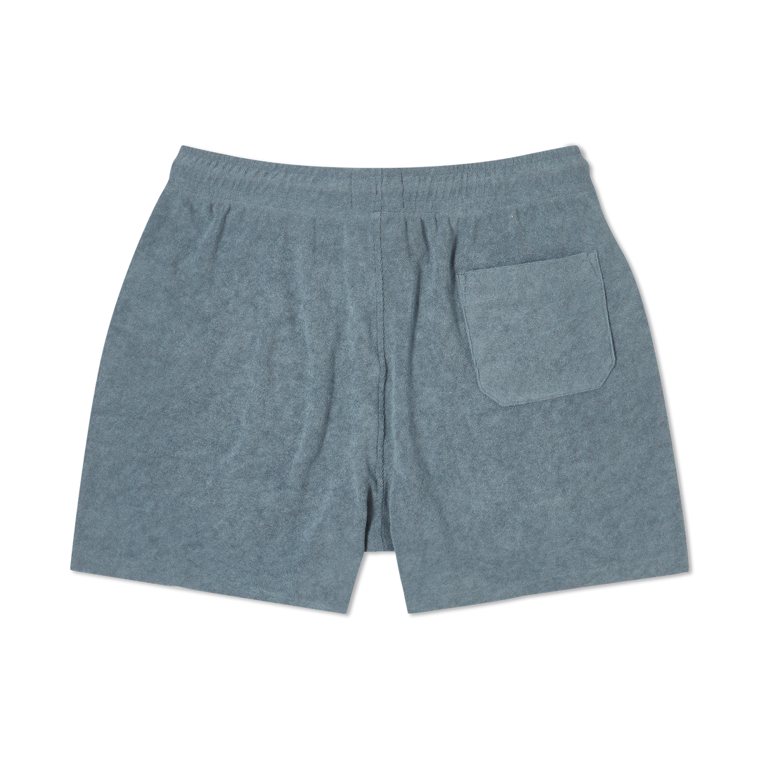 Coastal Terry Short Denim back flat