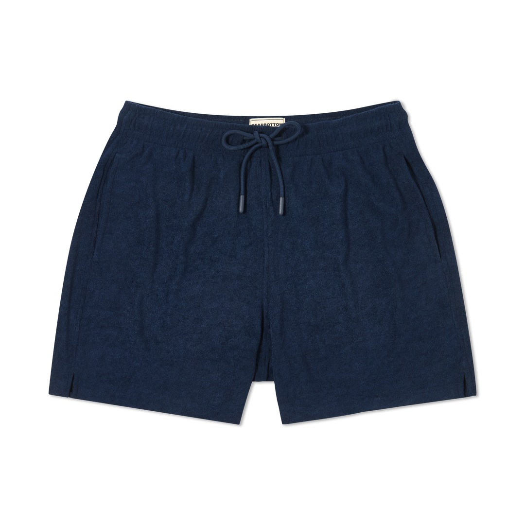 Coastal Terry Short Navy front flat