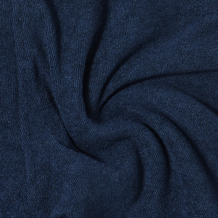 Coastal Terry Short Navy fabric detail