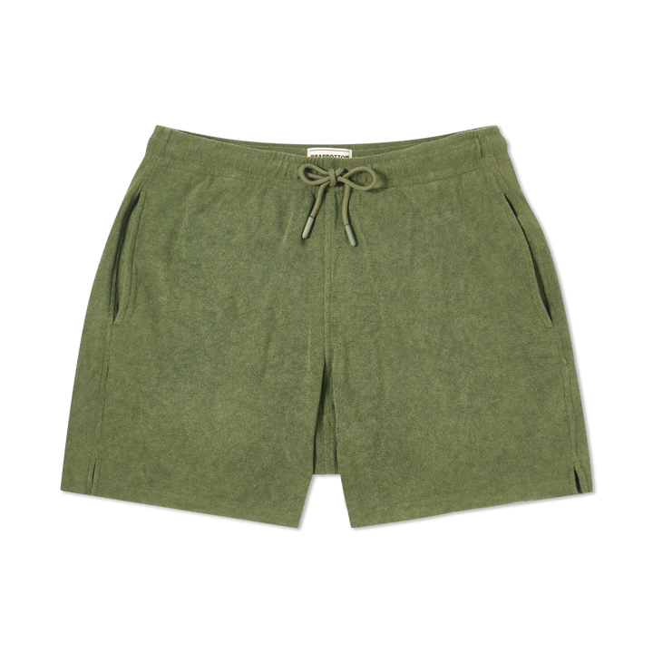 Coastal Terry Short Olive front flat