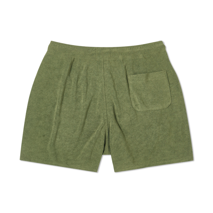 Coastal Terry Short Olive back flat