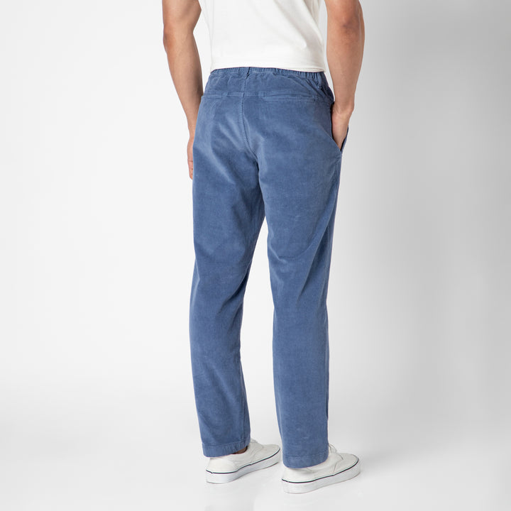 Corduroy Industry Pant Blue on model back