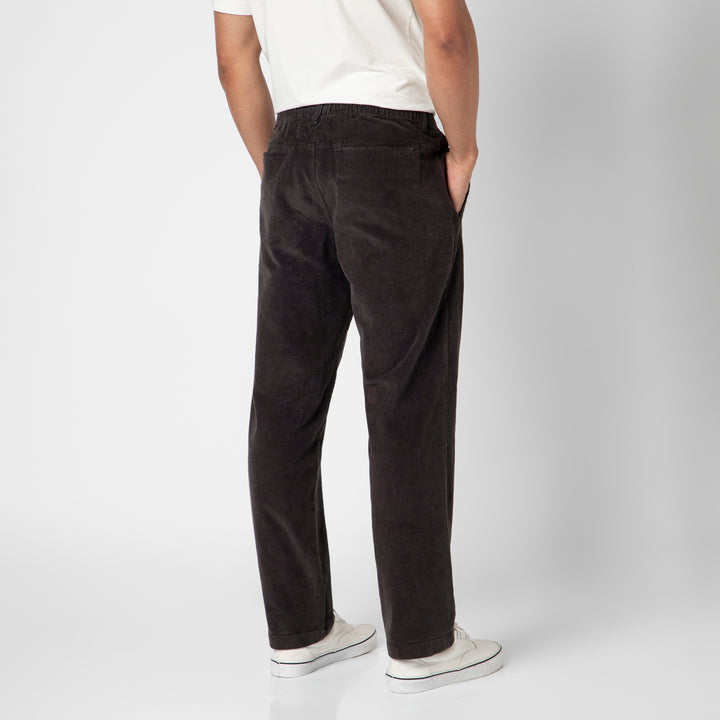Corduroy Industry Pant Charcoal Black on model back