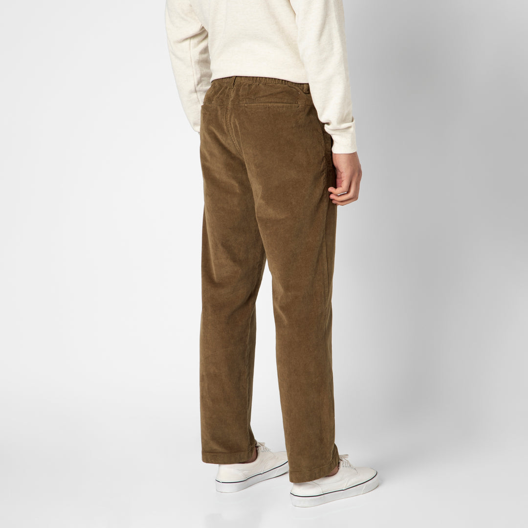 Corduroy Industry Pant Walnut on model back