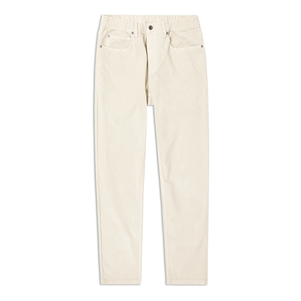 Corduroy 5-Pocket Pant Grey Stone front