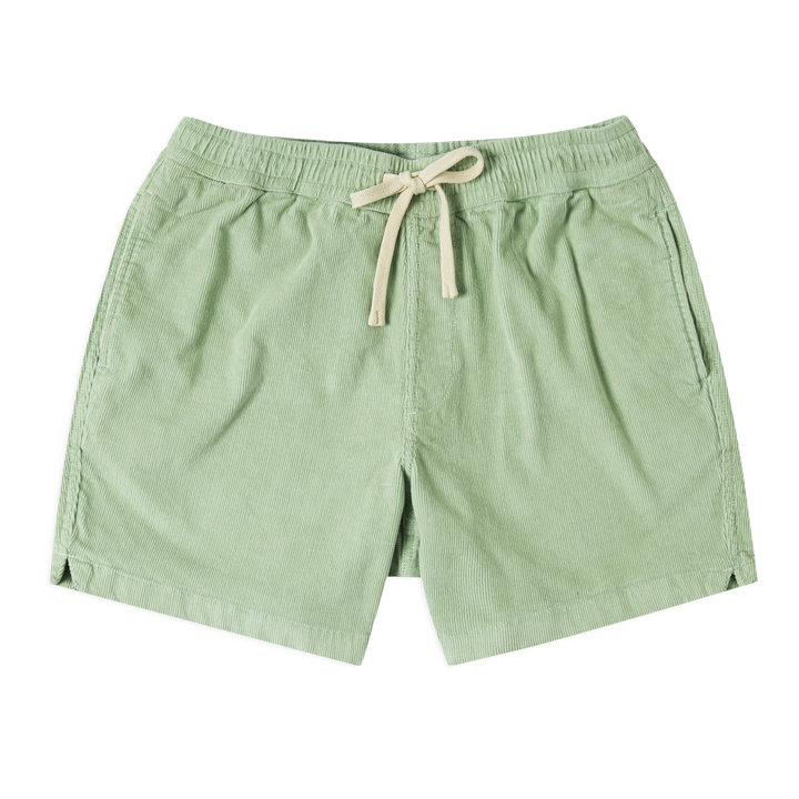 Corduroy Easy Short 5.5" Soft Green front