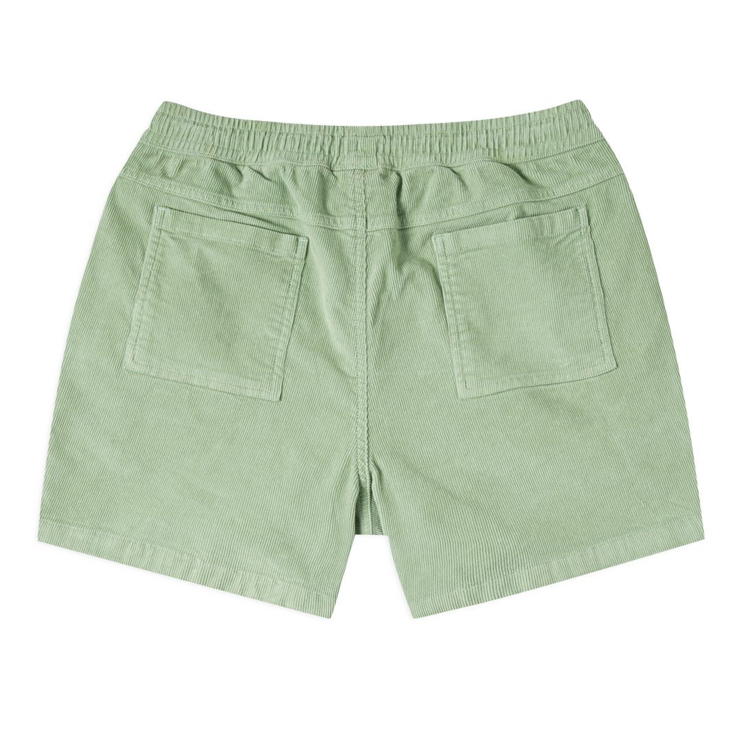 Corduroy Easy Short 5.5" Soft Green back