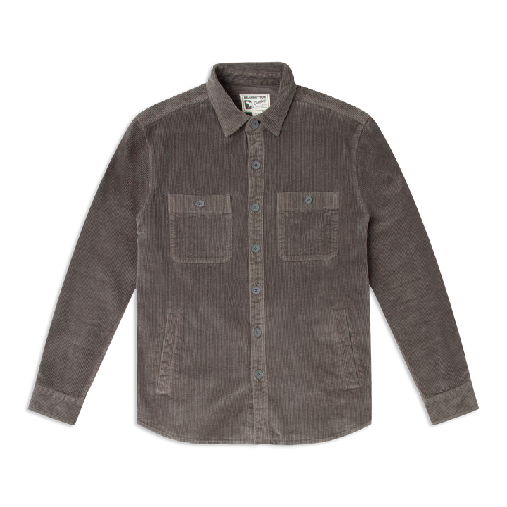 Corduroy Workshirt Dark Grey front