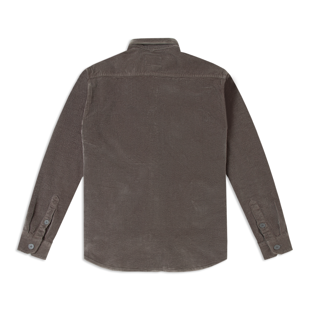 Corduroy Workshirt Dark Grey back