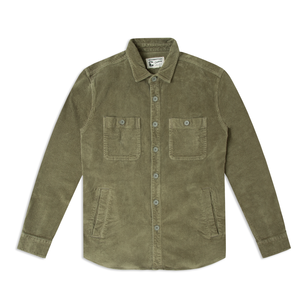 Corduroy Workshirt Fern front