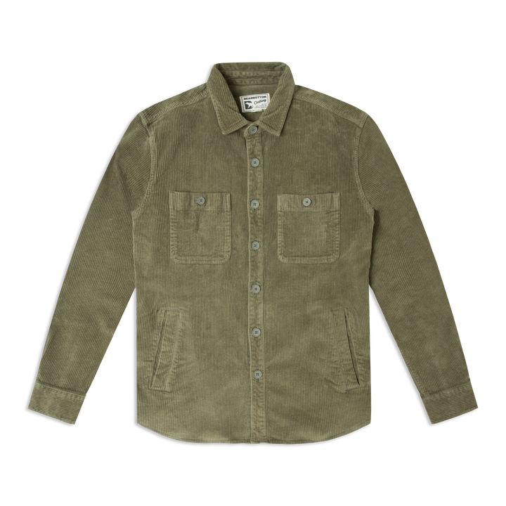 Corduroy Workshirt Fern front