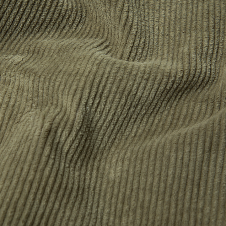 Corduroy Workshirt Fern close up fabric