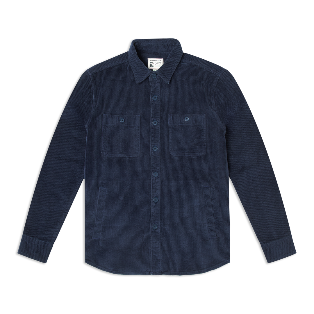 Corduroy Workshirt Navy front