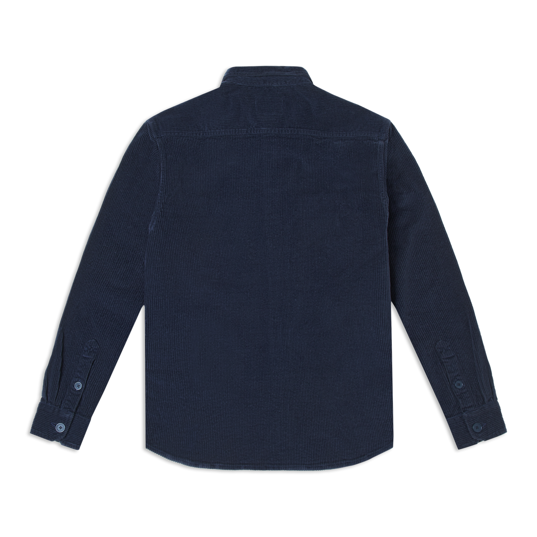 Corduroy Workshirt Navy back