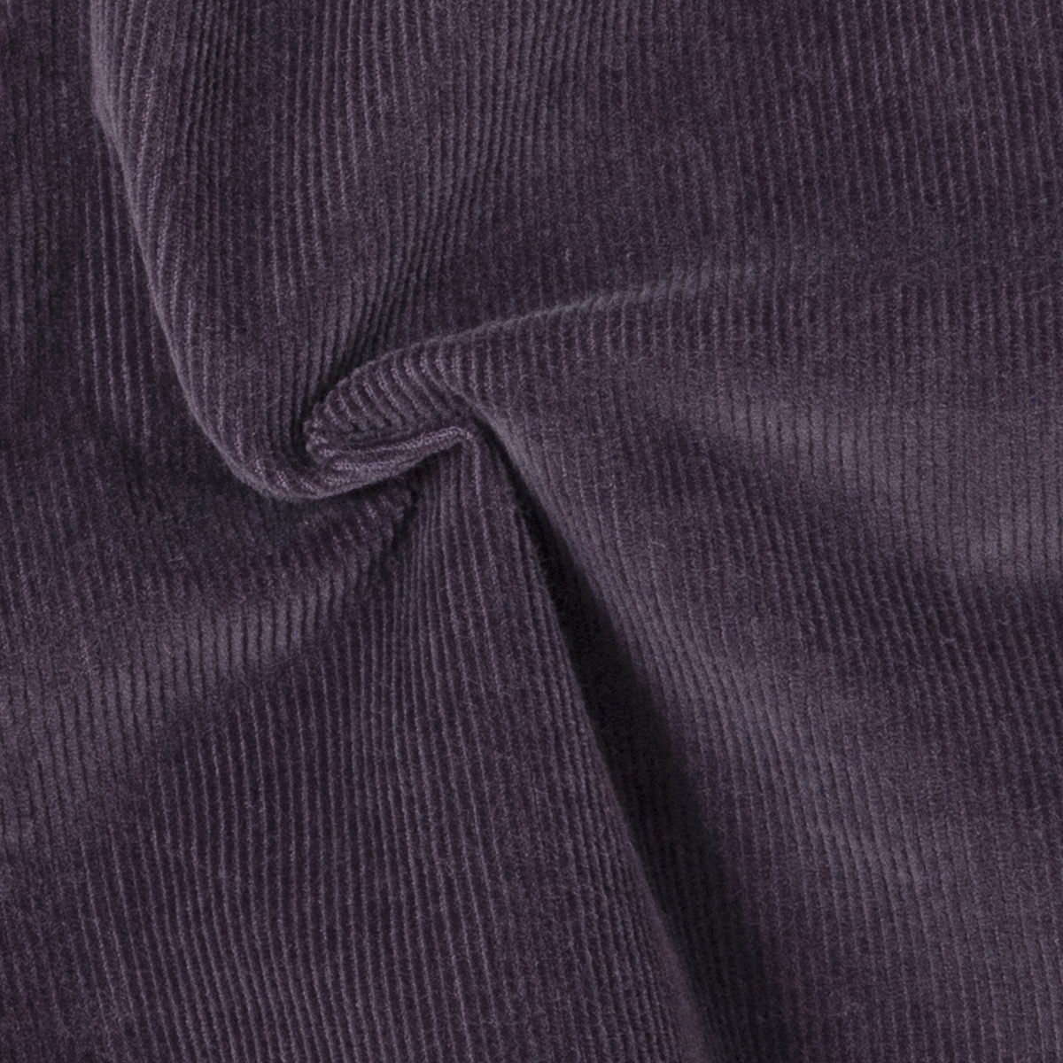 Corduroy Easy Short Dark Purple close up fabric