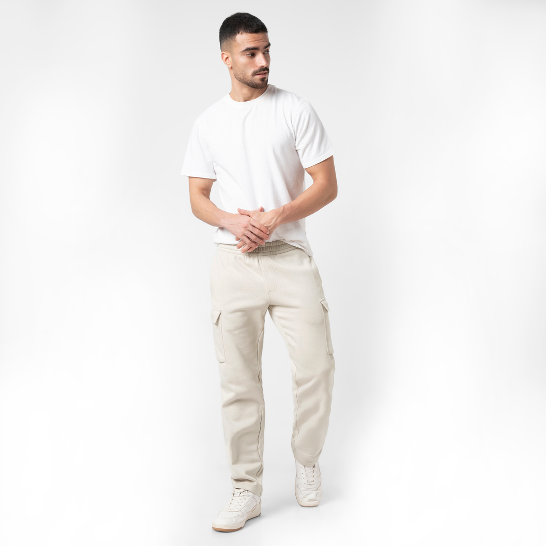 Core Cargo Pant Bone full body on model