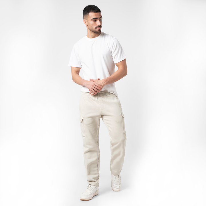 Core Cargo Pant Bone full body on model