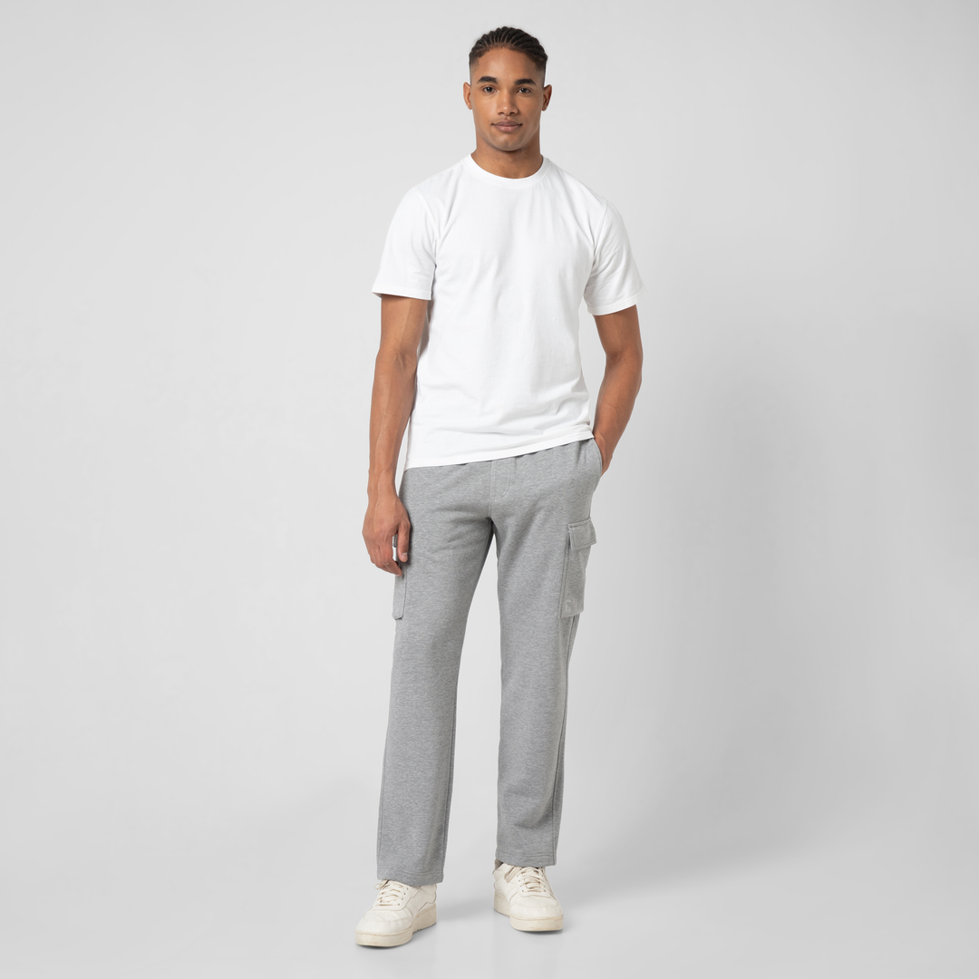 Core Cargo Pant Grey full body on model