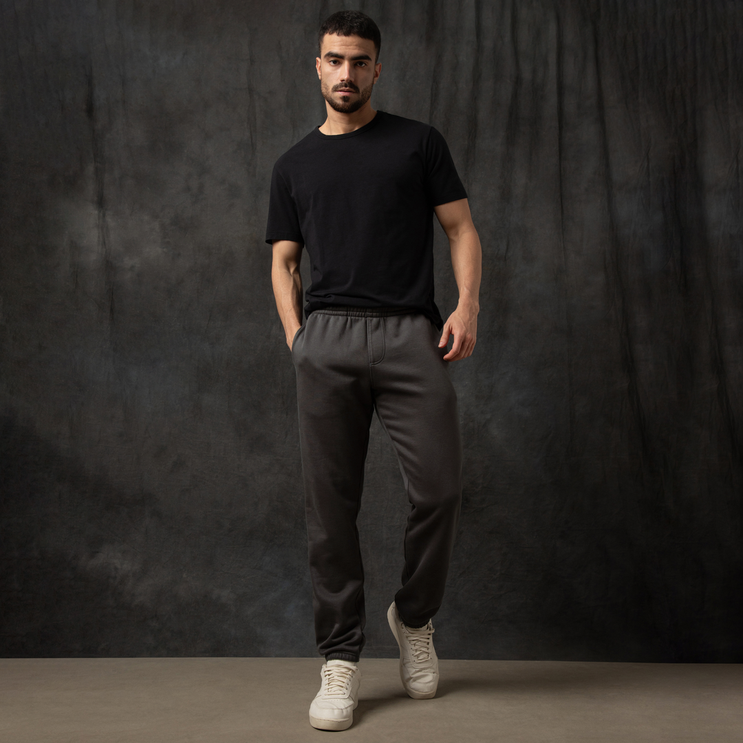 Core Jogger Shadow full body on model