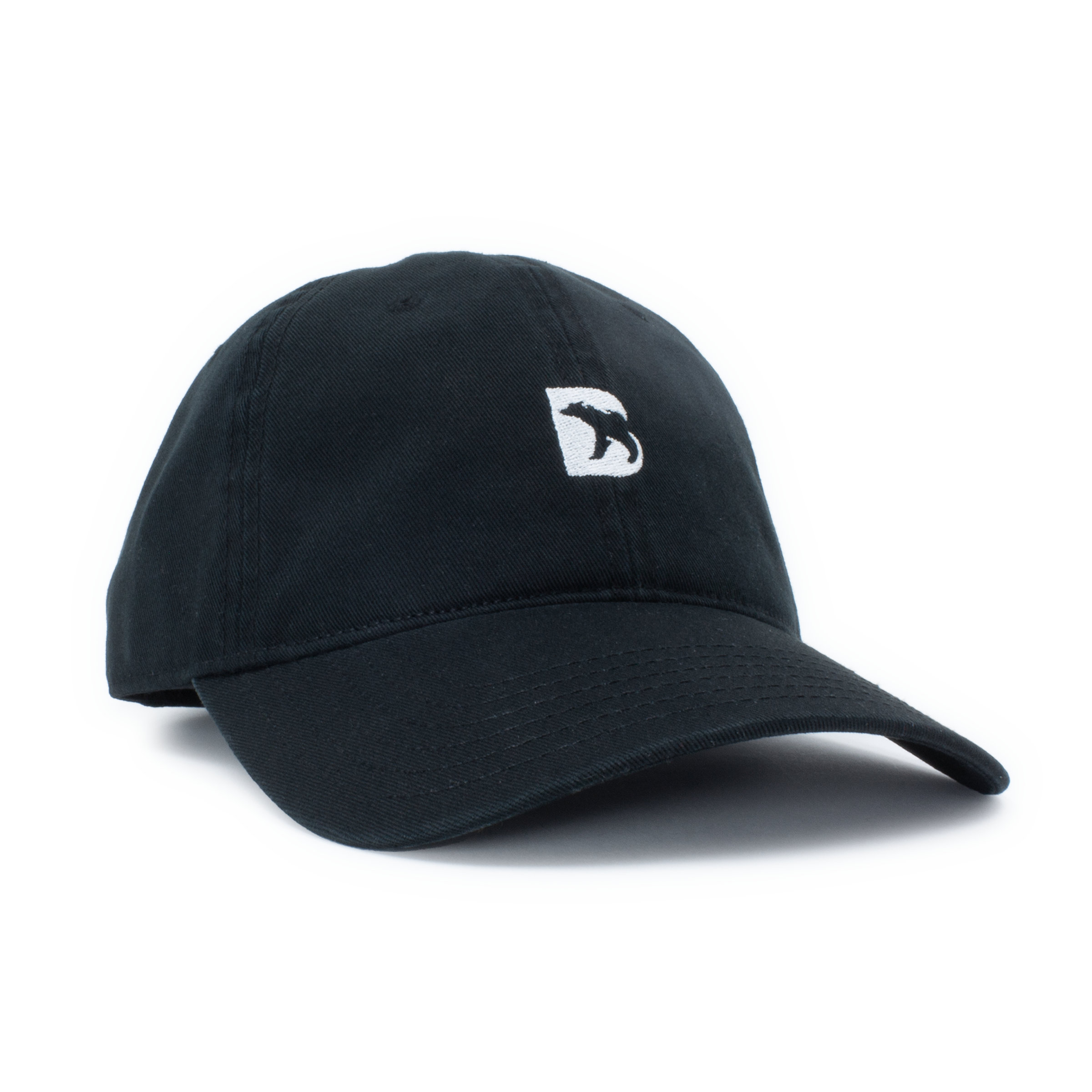 Bearbottom Dad Hat Black front right