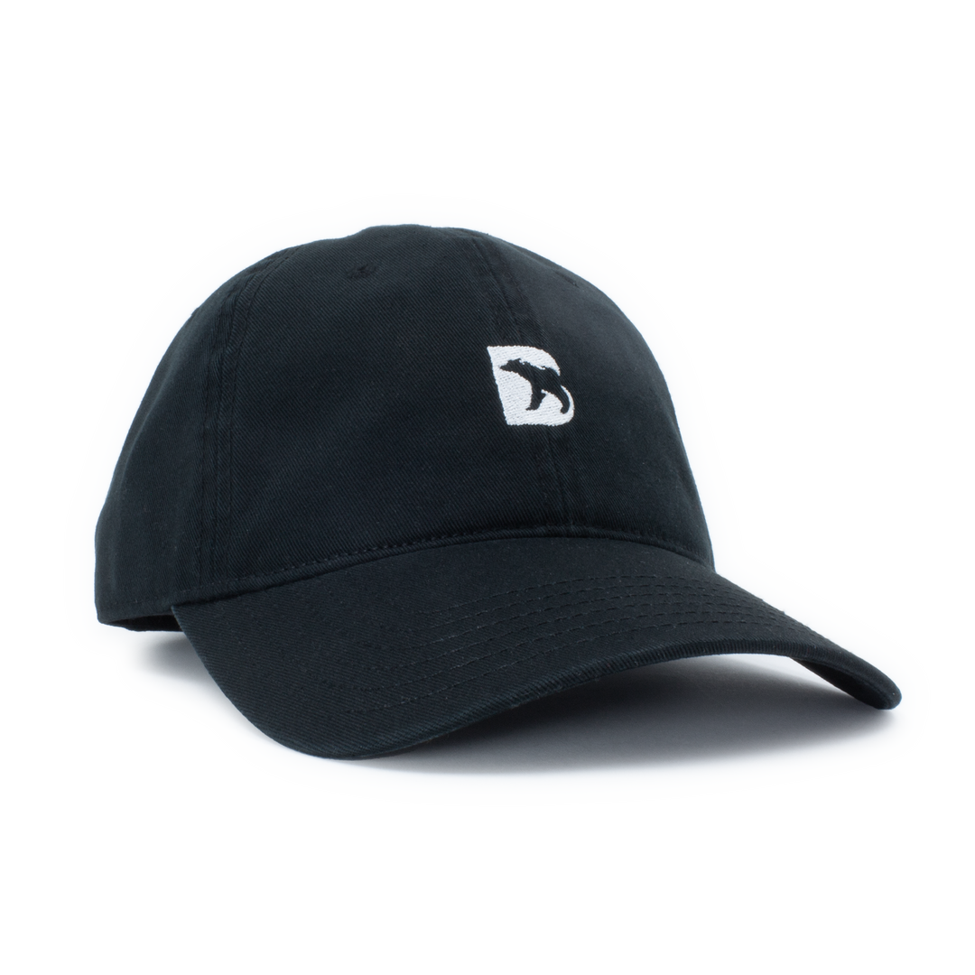 Bearbottom Dad Hat Black front right