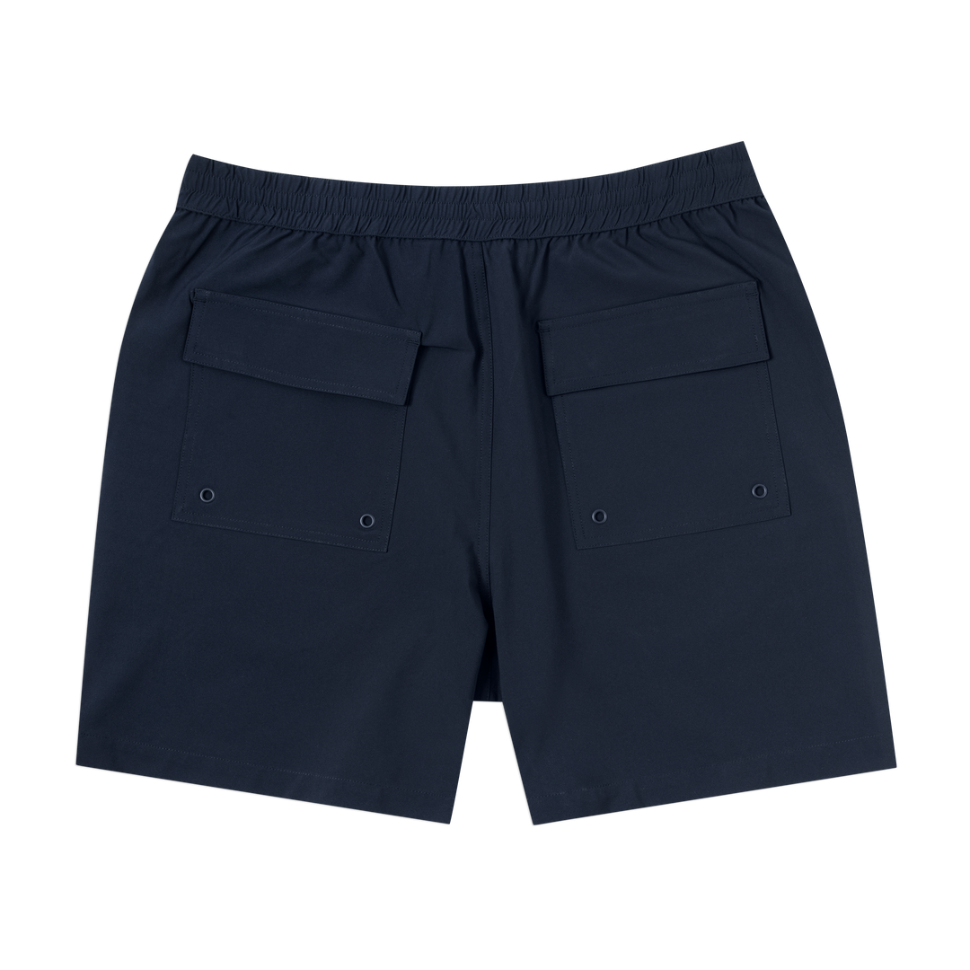 Deck Short 7" Navy back