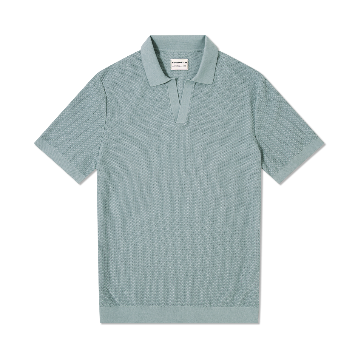 Diamond Knit Sweater Polo