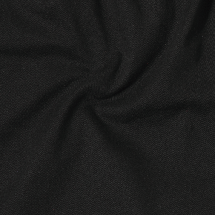 Drawstring Short 5.5" Black close up fabric