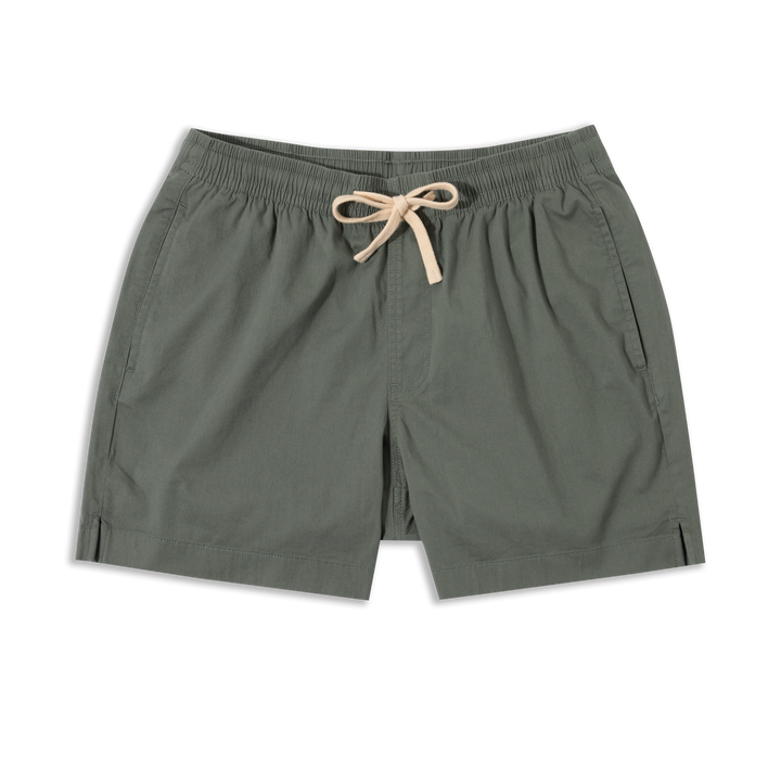 Drawstring Short 5.5" Graphite front