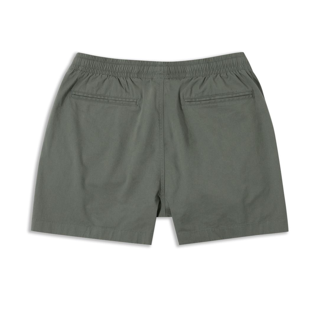 Drawstring Short 5.5" Graphite back