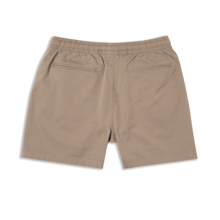 Drawstring Short 5.5" Mocha back