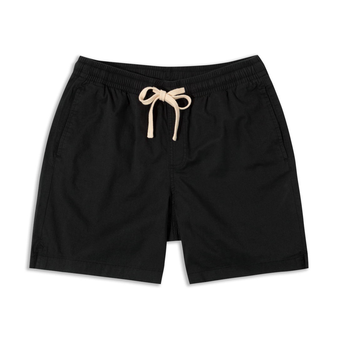 Drawstring Short 7" Black front