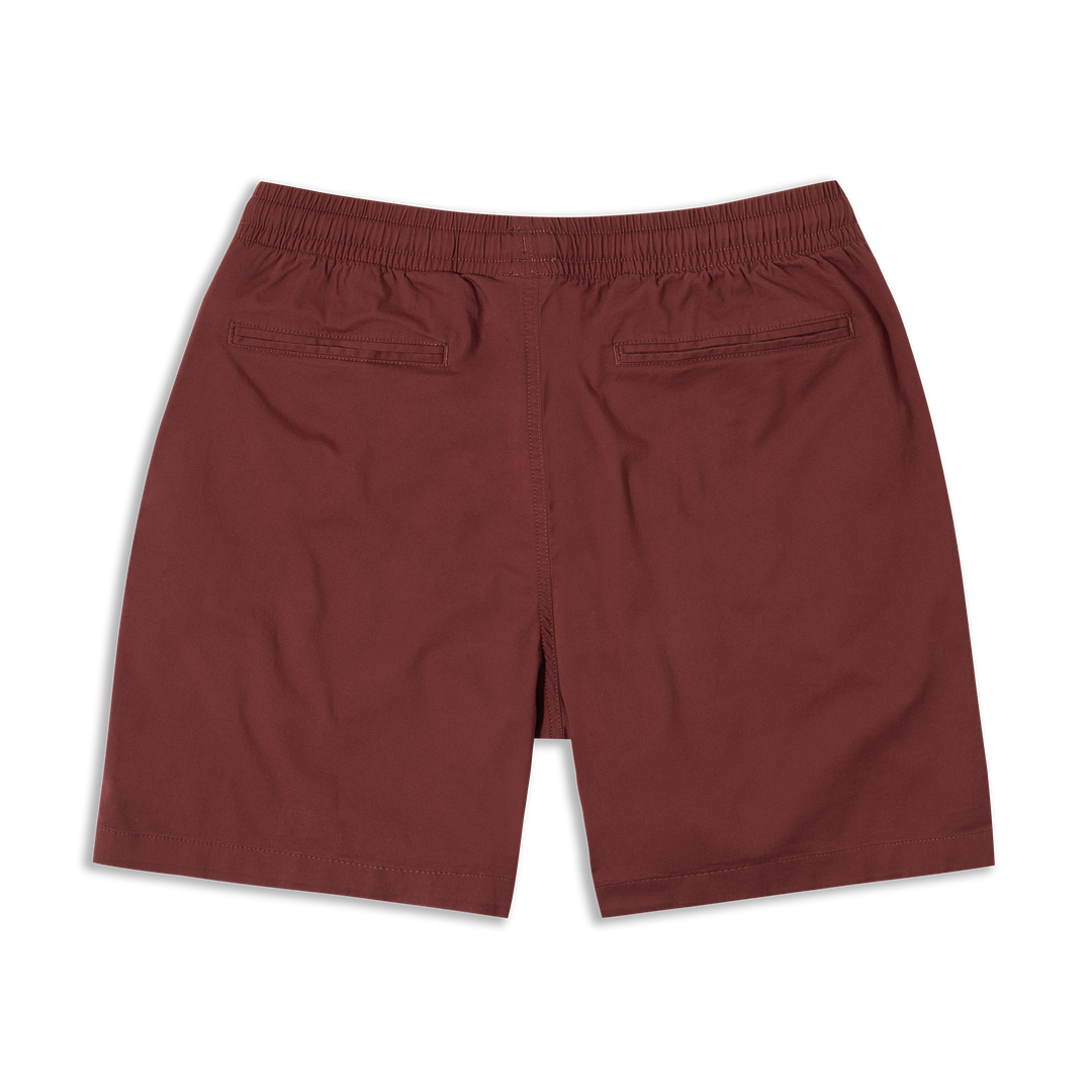 Drawstring Short 7" Brick back