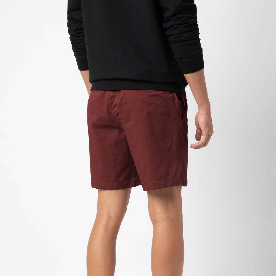 Drawstring Short 7" Brick back on model