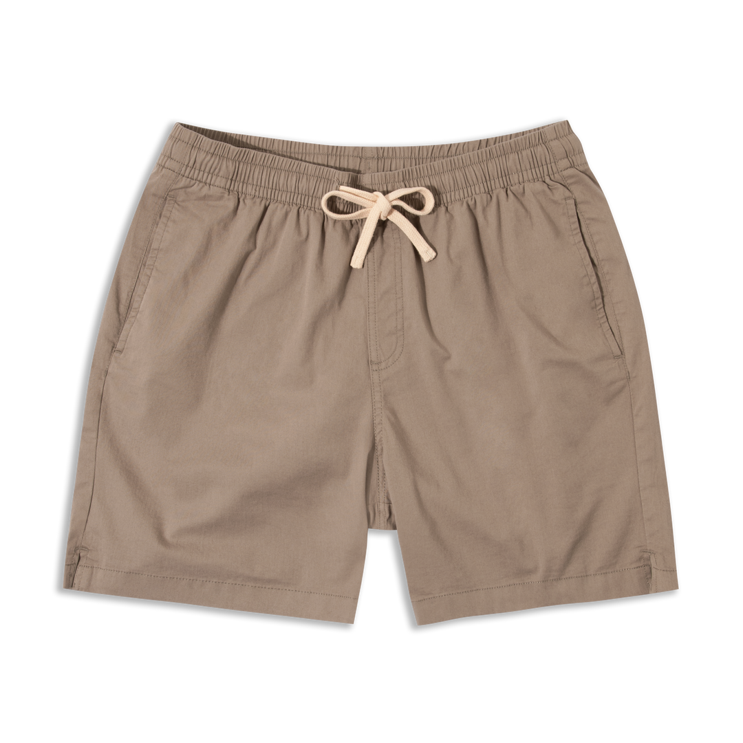 Drawstring Short 7" Mocha front