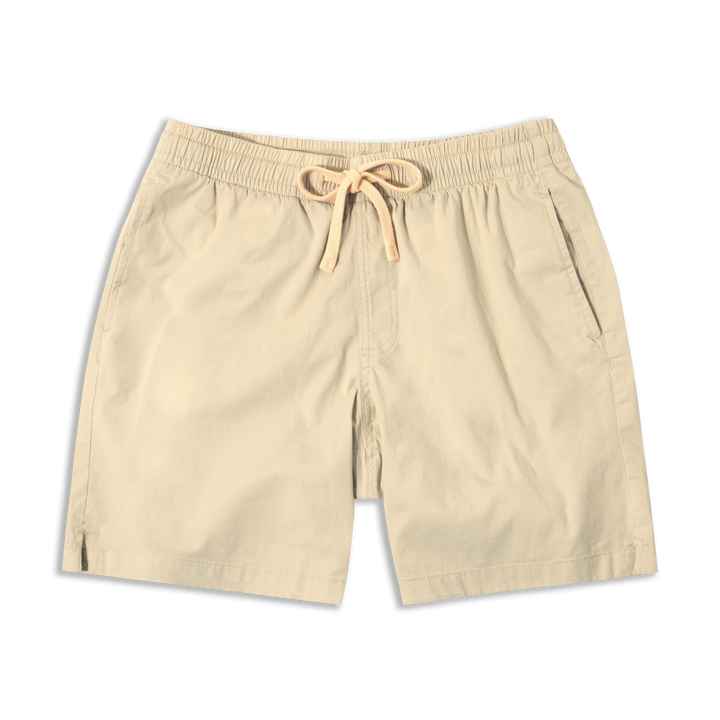 Drawstring Short 7" Stone front