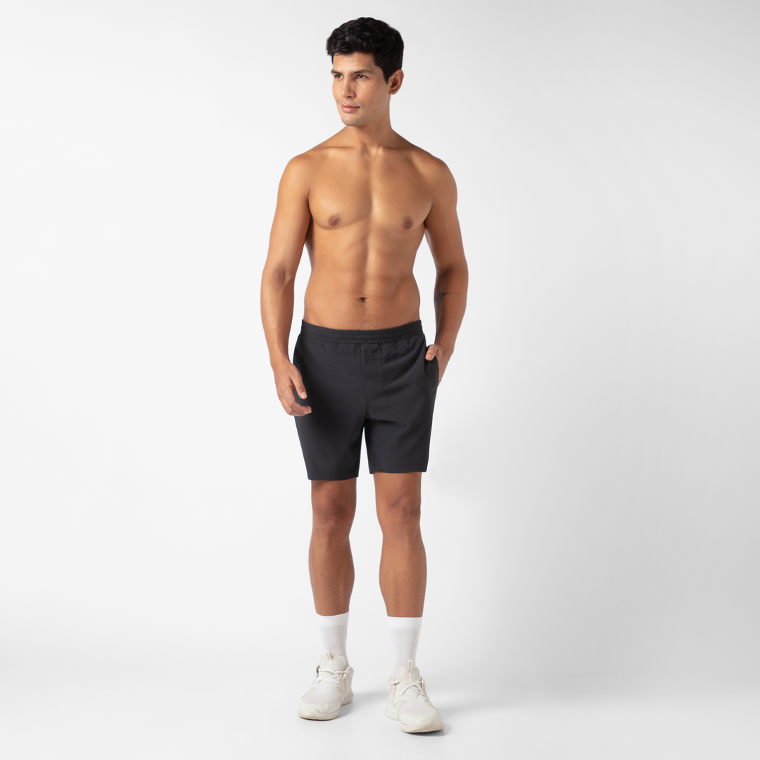 Drifter Short Lined 7 Black full body on model