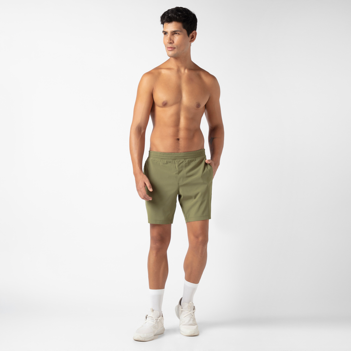 Drifter Short Lined 7 Fern full body on model