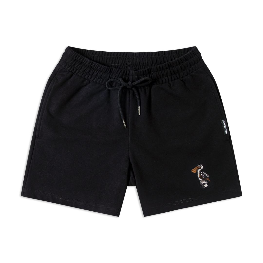 Embroidered Lounge Short Pelican front