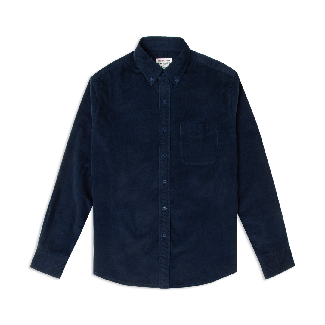 Everyday Corduroy Shirt Navy front