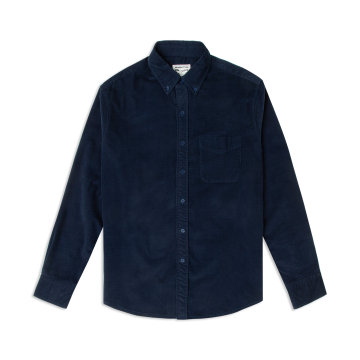 Everyday Corduroy Shirt Navy front