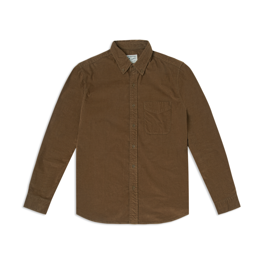 Everyday Corduroy Shirt Umber front