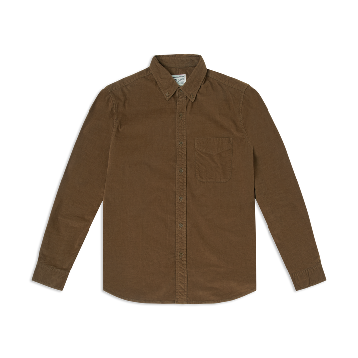 Everyday Corduroy Shirt Umber front