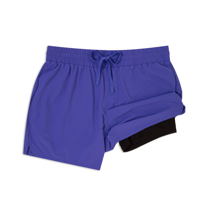 Field Short 5" Lined Bright Blue front with liner